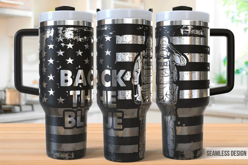 Back the Blue Tumbler