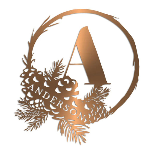 PINE CONE FAMILY MONOGRAM